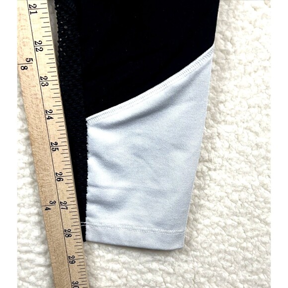 PINK Victoria's Secret Women Activewear Pants Medium Black Yoga Joggers Logo - Picture 5 of 10